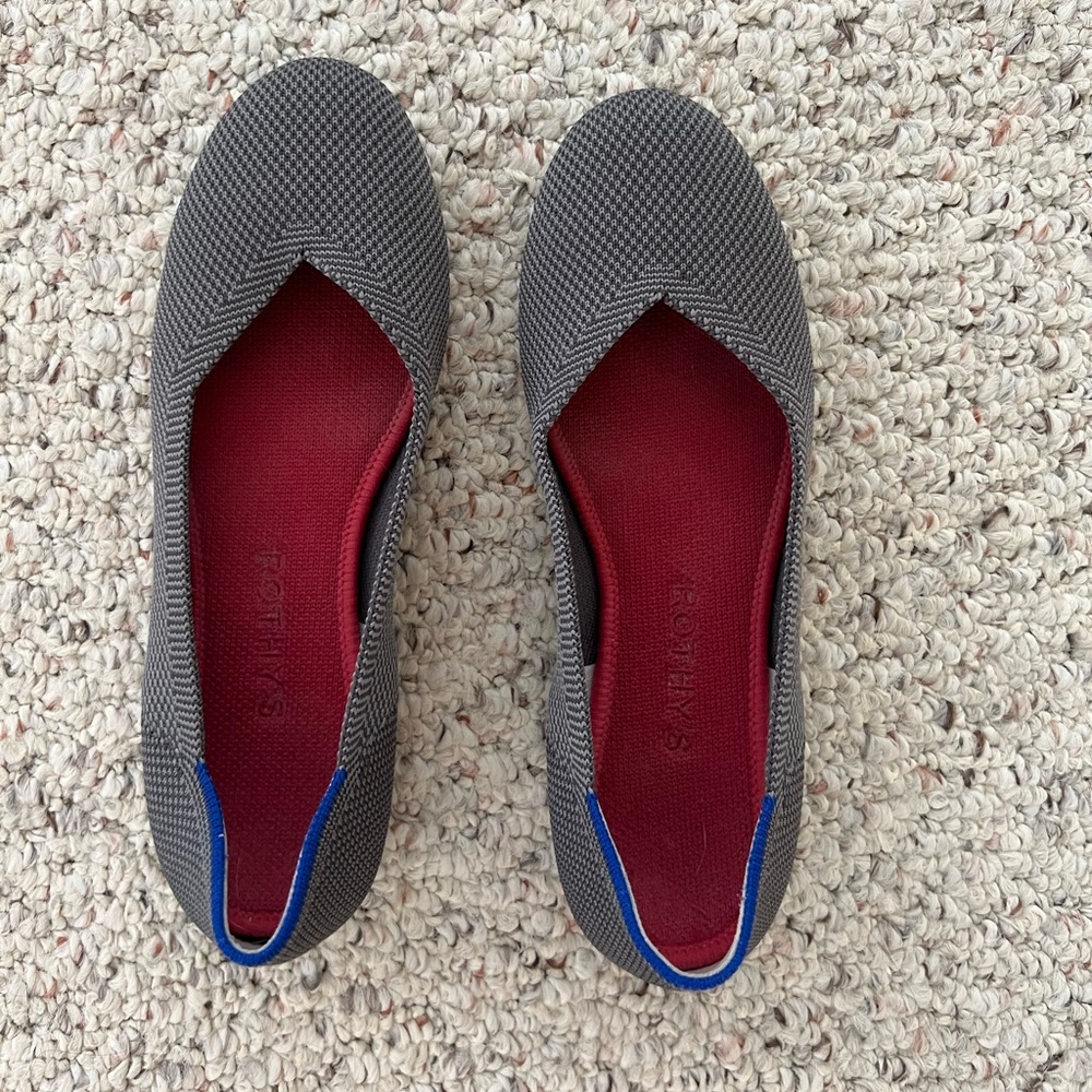 Rothy's Gray Flats